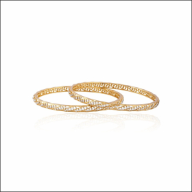 Shimmering Twist Diamond Bangles