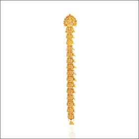 Alluring Silver Choti or Hair braids