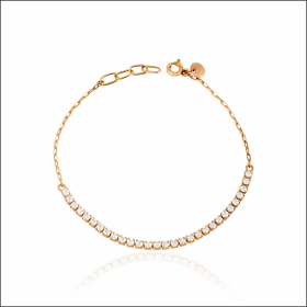 Enticing Elegance Rose Gold Bracelet