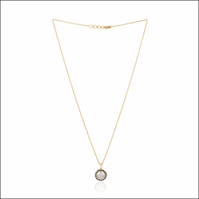 Lustrous Bloom Diamond Pendant