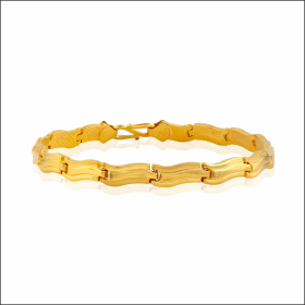 Enigmatic Grace Gold Bracelet