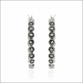 Intricate Sterling Silver Earrings