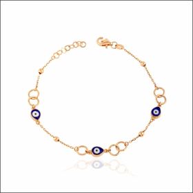 Modern Rose Gold Nazariya Bracelet