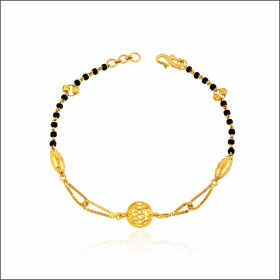Graceful Dancing Charm Gold Bracelet