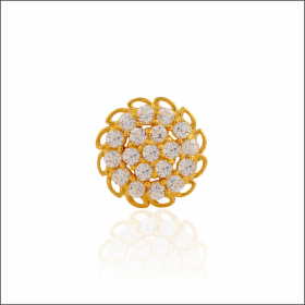 Floral Blossom Gold Nose Ring