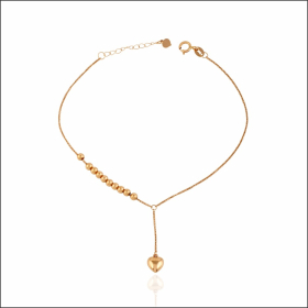 Magnificent Charm Splendid Gold Bracelet