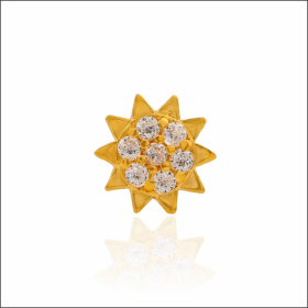 Luminous Spark Gold Nose Ring