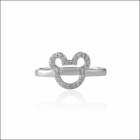 Delicate Delight Silver Ring