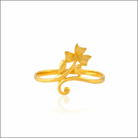 Lily Bloom Gold Ring