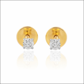 Sparkling Shimmer Diamond Earrings