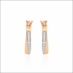 Timeless Beauty Rose Gold Hoop Earrings 