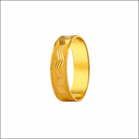 Sleek Layers Gold Ring