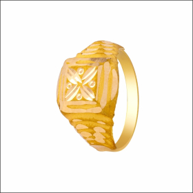 Gleaming Grace Yellow Gold Ring