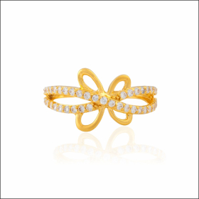 Captivating Maze Gold Ring