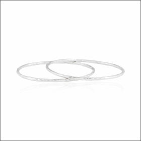 Minimalist Sterling Silver Bangle