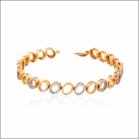 Enchanted Glory Rose Gold Bracelet