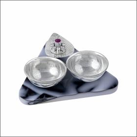 Graceful Silver Plain Chopra