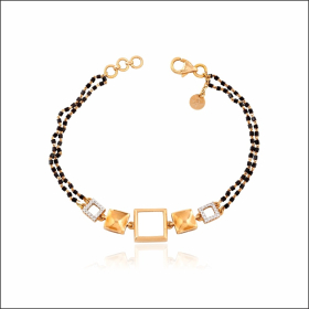 Sophisticated Glow Gold Bracelet