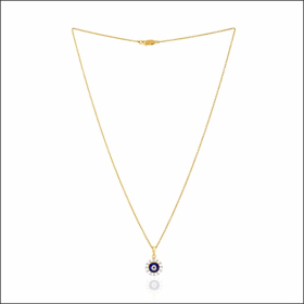Celestial Evil Eye Diamond Pendant