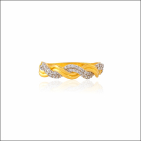 Enticing Elegance Gold Ring