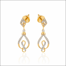 Gleeful Glare Diamond Earrings