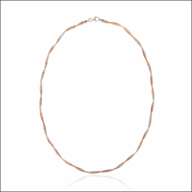 Twisted Tales Dual tone Gold Chain