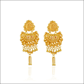 Glorious Allure Gold Earrings