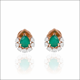 Gleaming Aura Diamond Earrings
