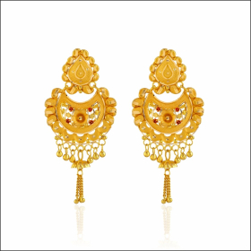 Classic Bloom Gold Earrings