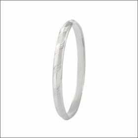 Sophisticated Minimalist Sterling Silver Kada