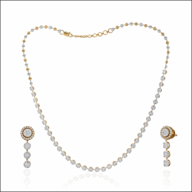 Magnificent Glory Diamond Necklace Set