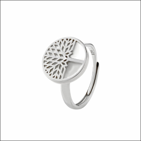 Opaque Opulence Silver Ring
