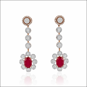 Dazzling Spark Diamond Earrings