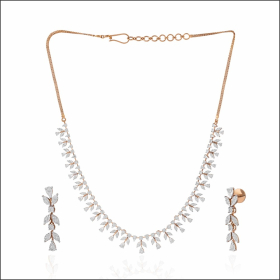 Mystique Sparkle Diamond Necklace Set