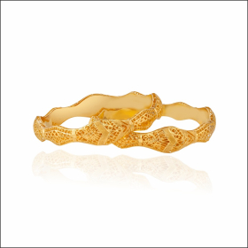 Ravishing Brilliance Gold Bangles