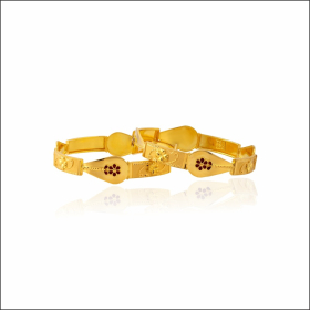 Classic Poise Gold Bangles