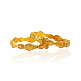 Timeless Magnificence Gold Bangles