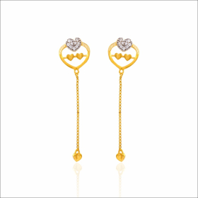 Delicate Elegance Gold Earrings