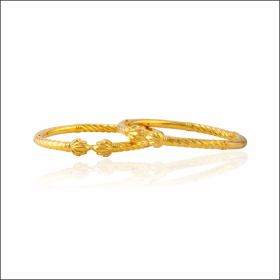 Captivating Allure Gold Bangles