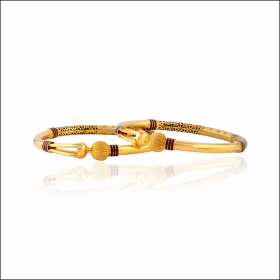 Classic Enchantment Gold Bangles