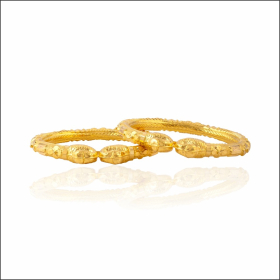 Classic Glow Gold Bangles