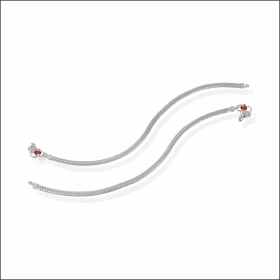 Swaying Grace Silver Payal