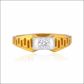 Dazzling Elegance Gold Ring