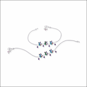 Traditional Spokes Silver Payal