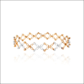 Quirky Quintessential Dual-tone Gold Bracelet