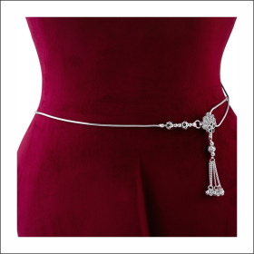 Timeless Radiance Silver Waistband