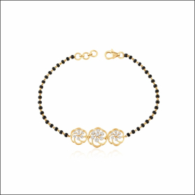 Floral Arch Diamond Bracelet