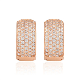 Vintage Charm Silver Stud Earrings