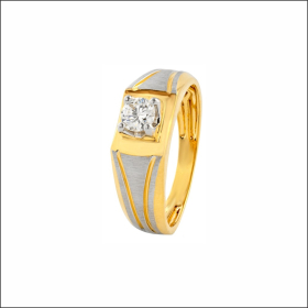 Brilliant Pointer Two Tone Diamond Ring