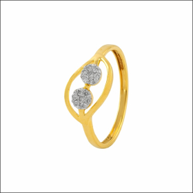 Sleek Enchantment Diamond Ring
